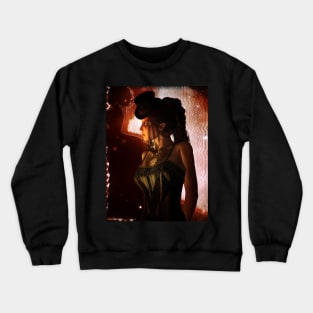 The steampunk lady Crewneck Sweatshirt